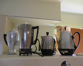 Vintage coffee pots  collection 
