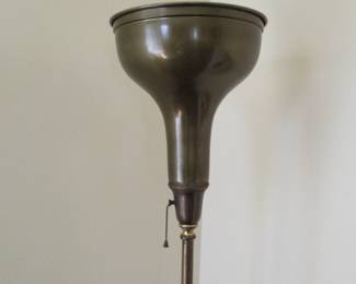 Torchiere Horn Floor Lamp 