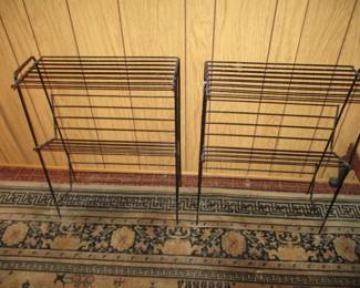 iron shelves 