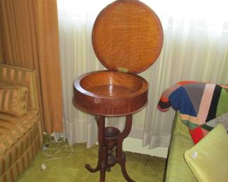Antique Flip top Sewing Table