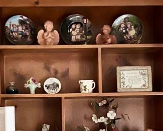 Some of the Hummel plates and knickknacks