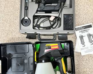 Roto Zip Saw and Wagner Paint Gun