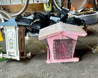 Lot of Bird Feeders/Squirrel Guards