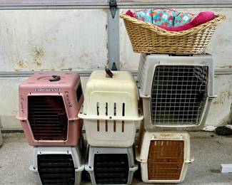 Lot of Cat Carriers/Cat Bed