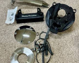 Harley Davidson Air Cleaning Backer & Oil Cooler Parts