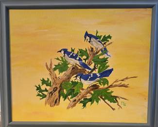 Original Birds Framed