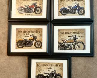 5 Motorcycle Sturgis Prints