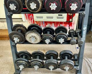 Weight Stand and Weights