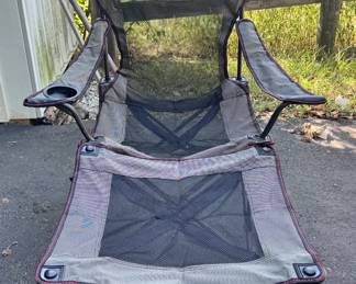 2 in 1 Camping Chair with Footrest