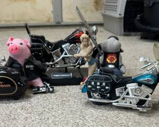 Lot of Harley Davidson Figurines