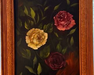 Original Flowers Framed