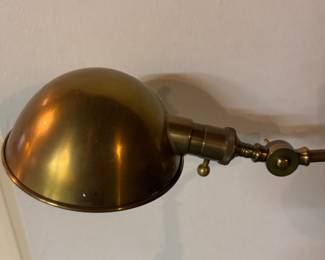 Brass Adjustable Height Floor Lamp. Photo 2 of 3. 
