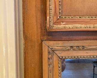 Mike Bell, Inc. Sourced Louis XVI Style Pine Trumeau Mirror. Measures 44" W x 87" H. Photo 5 of 7. 