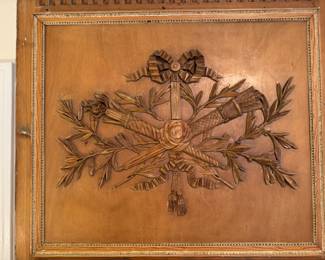 Mike Bell, Inc. Sourced Louis XVI Style Pine Trumeau Mirror. Measures 44" W x 87" H. Photo 4 of 7. 