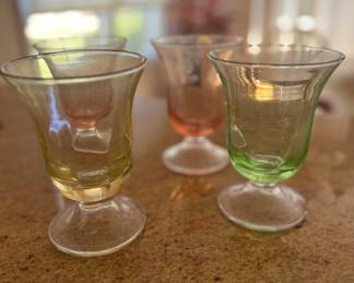 Colored Goblets. 
