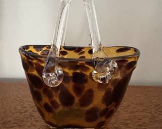 Murano Glass Tortoise Purse. Photo 1 of 2. 