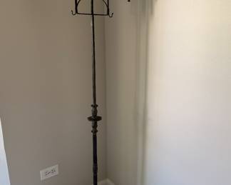 Wrought Iron Two Arm Floor Candelabra. Photo 1 of 4. 