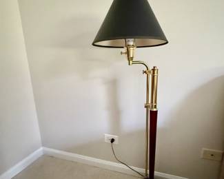 Brass Adjustable Height Floor Lamp. Photo 1 of 4. 