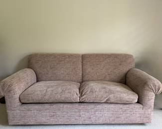 Mike Bell Two-Seat Down-Filled Sofa. Measures 76" W x 38" D. Photo 1 of 3. 