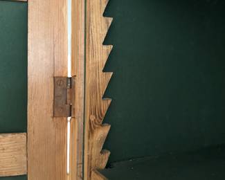 Mike Bell, Inc Sourced Antique Irish Pine Cabinet. Originally Purchased for $13,000! Felt Lined. Measures 50" W x 29" D x 71" H. Photo 3 of 6. 
