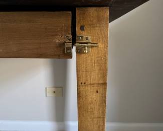 Mike Bell, Inc. Sourced Pine Desk / Farmhouse Style Table with Drawer. Measures 52" x 34" H with 24.5" Clearance. Photo 2 of 4. 