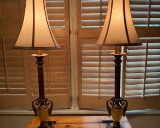 Pair of Table Lamps. Photo 1 of 3.
