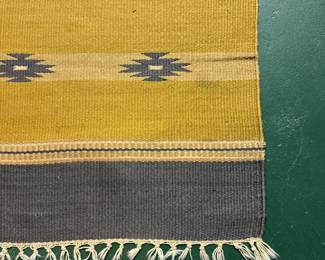 Tribal Hand-Woven Runner. Measures 8' 3" x 2' 7". Photo 2 of 2. 