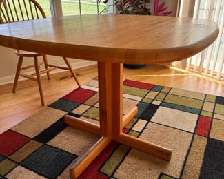 Mid-Century 5-Piece Dining Set. Table Measures 40" x 40". Chairs Have 17" Seat Height. Photo 2 of 6. 