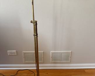 Brass Adjustable Floor Lamp. Photo 1 of 3. 