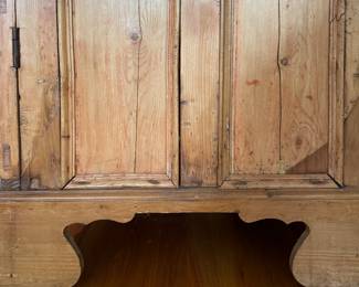 Mike Bell, Inc Sourced Antique Irish Pine Cabinet. Originally Purchased for $13,000! Felt Lined. Measures 50" W x 29" D x 71" H. Photo 6 of 6. 