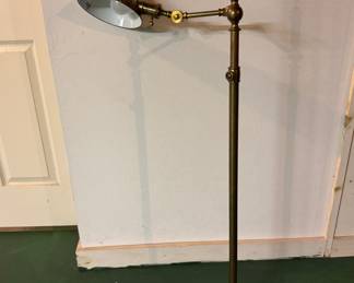 Brass Adjustable Height Floor Lamp. Photo 1 of 3. 