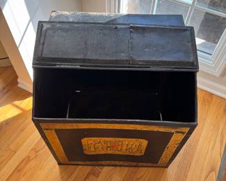 Vintage Tin Bin. Photo 3 of 3. 