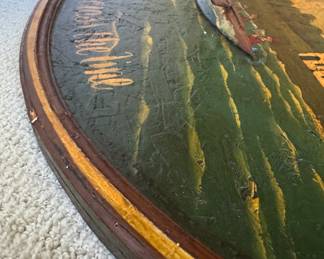 Antique Henley Royal Regatta 1899 "3-D" Pub Sign. Measures 36" W x 24" H. Photo 3 of 3. 