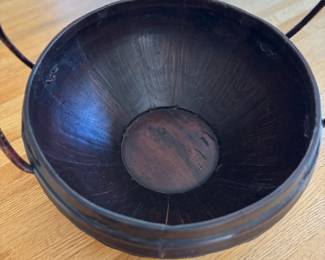 Chinese Wood Offering / Storage Basket. Photo 3 of 4. 