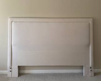 King Size Upholstered Headboard. Measures 80" W x 55" H. 
