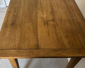 Mike Bell, Inc. Sourced Pine Desk / Farmhouse Style Table with Drawer. Measures 52" x 34" H with 24.5" Clearance. Photo 3 of 4. 