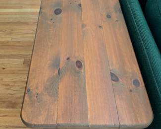 Pine Low Console Table. Measures 53" W x 18" D x 26" H. Photo 2 of 4. 