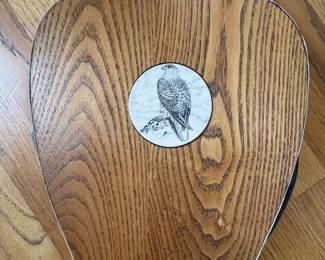 Scrimshaw Fireplace Bellows. Photo 2 of 3. 