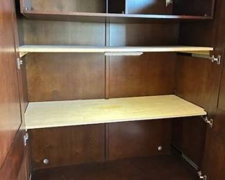 Pantry/storage unit inside