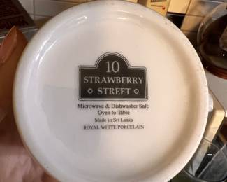 10 Strawberry Street dishes