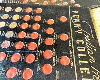 Whitman Lincoln Penny Collector Board – Early Wheat Cents (1909–1937)