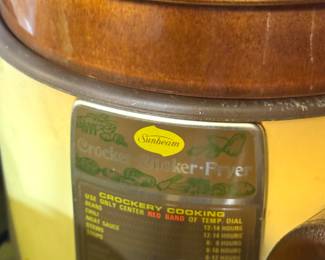 Crocker Cooker-Fryer Sunbeam