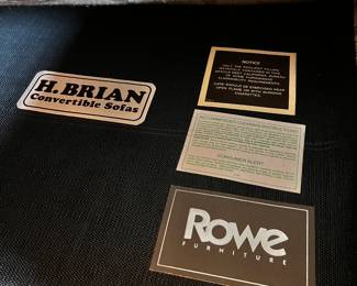Sleeper sofa H. Brian Rowe furniture