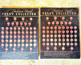 Whitman Indian Head Penny Collector Board – Vintage Coin Album with Early Cents