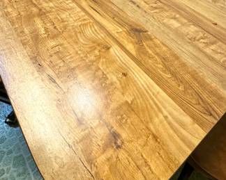 Retro Mid-Century Dining Table – Faux Wood Grain Laminate Top – Stoneville Furniture Co., 1960s/1970s