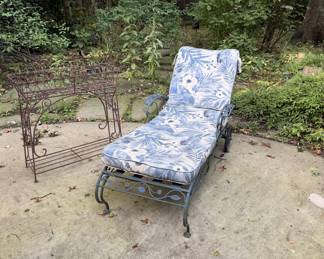 Vintage Iron Lounge Chair