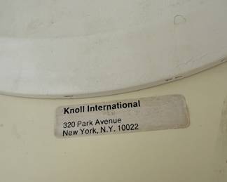 Knoll MCM Tulip Dining Table w/Label
