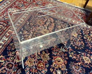 Lucite Magazine Stand