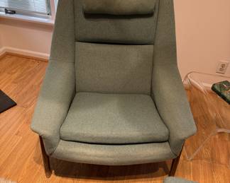 MCM Folke Ohlsson for Dux Lounge Chairs & Ottoman 