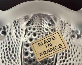 Lalique Crystal Frog